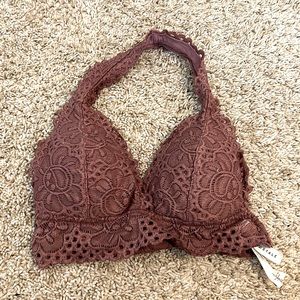 Maroon/pinkish Aeropostale Bralette in women’s small